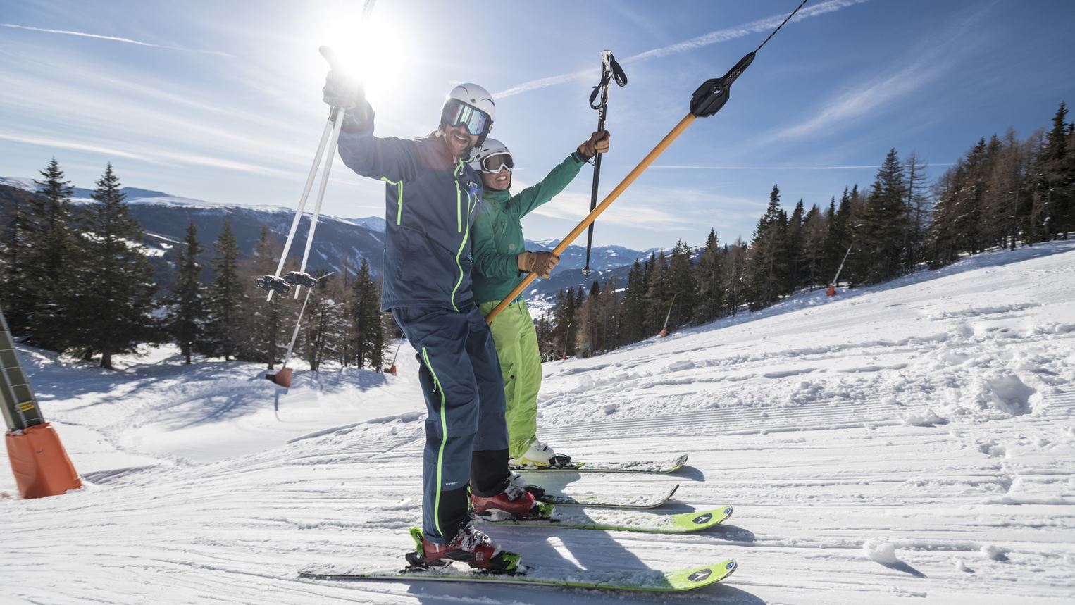 Winter sports in Austria, Switzerland, Czech Republic and Germany with